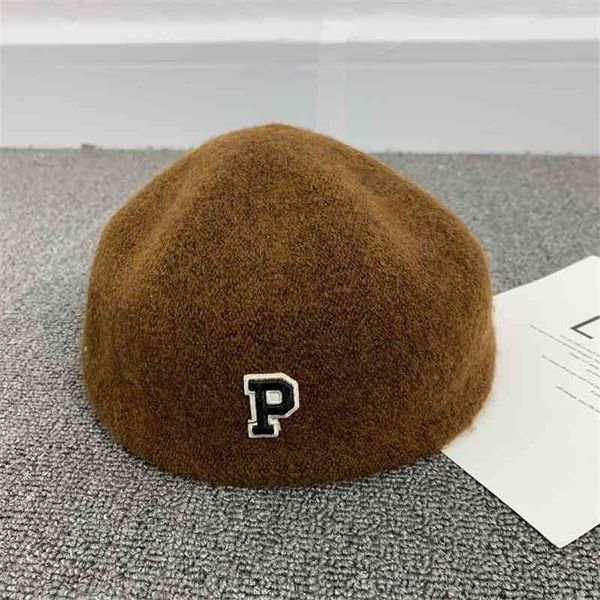 design new versatile letter woolen beret hat women's fashion casual short brim reverse forward hat 70% off, Blue;gray
design new versatile letter woolen beret hat women's fashion casual short brim reverse forward hat 70% off, Blue;gray