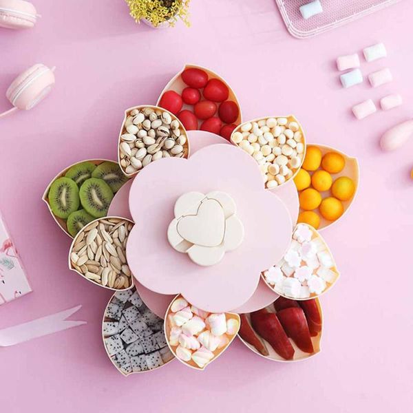 gift wrap flower type rotating candy box plastic snack storage tray family partition creative party wedding
gift wrap flower type rotating candy box plastic snack storage tray family partition creative party wedding