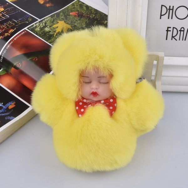 keychains real rex fur keychain 11cm cute sleeping baby doll key chain fluffy pom keyring bag car trinket women, Silver
keychains real rex fur keychain 11cm cute sleeping baby doll key chain fluffy pom keyring bag car trinket women, Silver