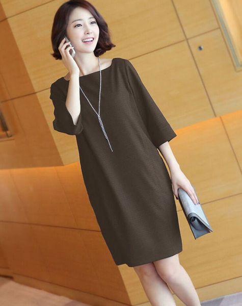 casual dresses large women's dress spring and autumn europe america 7 / 3 sleeve elastic medium length 4xl mother's slim, Black;gray
casual dresses large women's dress spring and autumn europe america 7 / 3 sleeve elastic medium length 4xl mother's slim, Black;gray