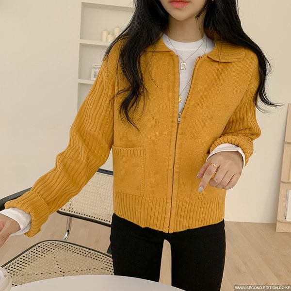 2021 autumn winter new fashion zipper decorative pocket small lapel cardigan solid color sweater coat w161, White;black
2021 autumn winter new fashion zipper decorative pocket small lapel cardigan solid color sweater coat w161, White;black