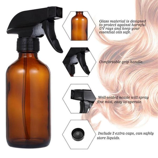 storage bottles & jars 250/500ml empty portable refillable bottle brown glass container sprayer cleaningproduct oil trigger for essential du
storage bottles & jars 250/500ml empty portable refillable bottle brown glass container sprayer cleaningproduct oil trigger for essential du