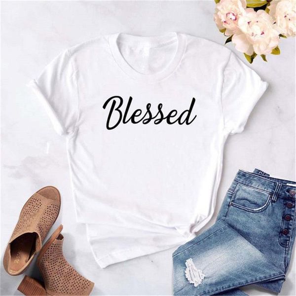 blessed letters print women tshirt casual funny t shirt lady yong girl tee korean kawaii streetwear, White
blessed letters print women tshirt casual funny t shirt lady yong girl tee korean kawaii streetwear, White