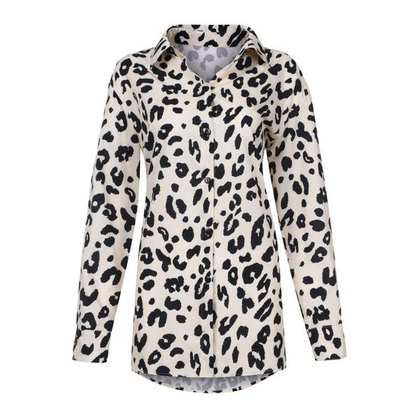 women's t-shirt sagace women t shirt fashion casual retro lapel leopard print long-sleeved ladies loose tshirt arrival 2021, White
women's t-shirt sagace women t shirt fashion casual retro lapel leopard print long-sleeved ladies loose tshirt arrival 2021, White