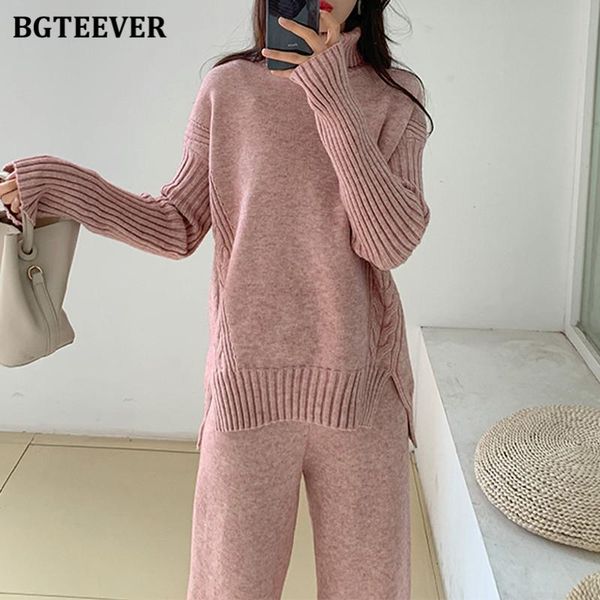 women's two piece pants bgteever autumn winter thicken warm ladies 2 pieces set turtleneck pullovers & lace-up wide leg women sweater s, White
women's two piece pants bgteever autumn winter thicken warm ladies 2 pieces set turtleneck pullovers & lace-up wide leg women sweater s, White