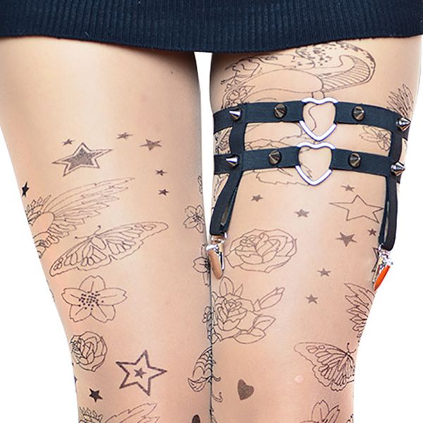 rock stage costumes suspenders thigh seductive leg rings fun garters, Black;white
rock stage costumes suspenders thigh seductive leg rings fun garters, Black;white