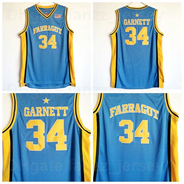 men farragut kevin garnett high school basketball jersey 34 moive blue color breathable shirt for sport fans pure cotton university on sale, Black
men farragut kevin garnett high school basketball jersey 34 moive blue color breathable shirt for sport fans pure cotton university on sale, Black