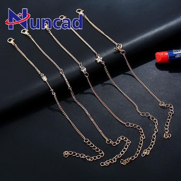 charm bracelets 5pcs/set alloy arrow star for women gold color set bracelet chain jewelry pulseras mujer feminina bijoux femme bohemian, Golden;silver
charm bracelets 5pcs/set alloy arrow star for women gold color set bracelet chain jewelry pulseras mujer feminina bijoux femme bohemian, Golden;silver