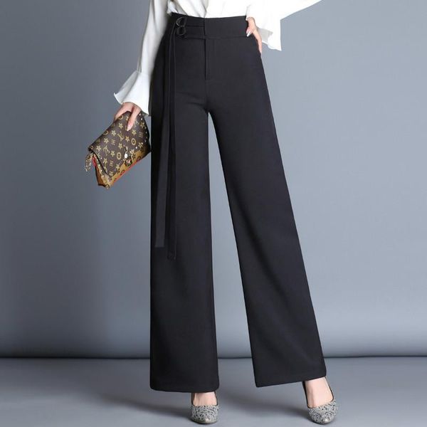 women's pants & capris women wide leg high waist loose drawstring casual black trousers plus size, Black;white
women's pants & capris women wide leg high waist loose drawstring casual black trousers plus size, Black;white