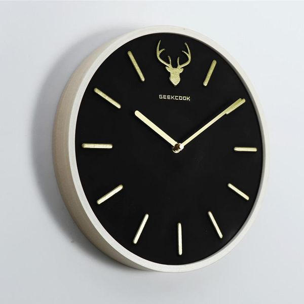 wall clocks simple deer clock creative luxury nordic black silent art living room minimalist reloj pared home decor da60wc
wall clocks simple deer clock creative luxury nordic black silent art living room minimalist reloj pared home decor da60wc