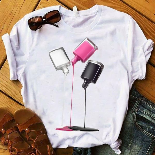 women sweet t womens graphic 3d finger nail paint color fashion cute printed tshirt female tee shirt ladies t-shirt, White
women sweet t womens graphic 3d finger nail paint color fashion cute printed tshirt female tee shirt ladies t-shirt, White