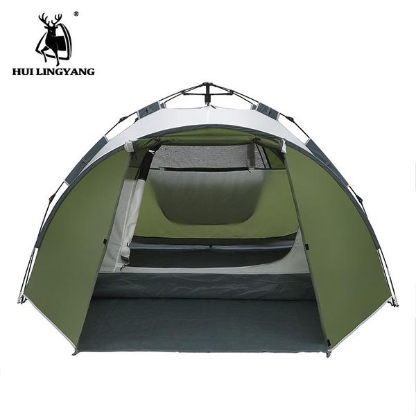 outdoor supplies 3-4 people double deck automatic rainproof camping tent with one room and one living room
outdoor supplies 3-4 people double deck automatic rainproof camping tent with one room and one living room