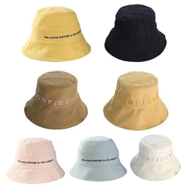 women cotton bucket hat solid color letters embroidery sunscreen fisherman cap, Blue;gray
women cotton bucket hat solid color letters embroidery sunscreen fisherman cap, Blue;gray