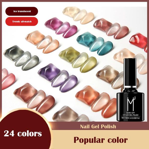 nail gel 12pcs/set 10ml polish translucent jelly lasting ice penetration glass crystal candy varnish semi permanent nails art, Red;pink
nail gel 12pcs/set 10ml polish translucent jelly lasting ice penetration glass crystal candy varnish semi permanent nails art, Red;pink