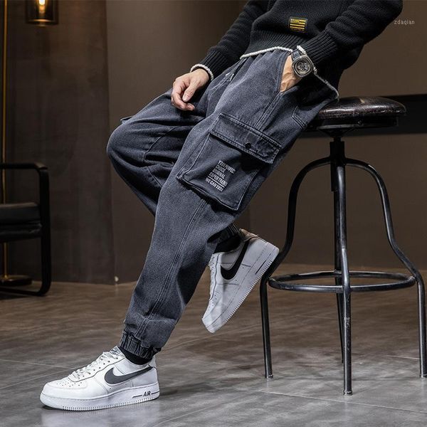 men's jeans spring and autumn clothing handsome casual pants fashion trendy loose straight multi-pocket drawstring, Blue
men's jeans spring and autumn clothing handsome casual pants fashion trendy loose straight multi-pocket drawstring, Blue