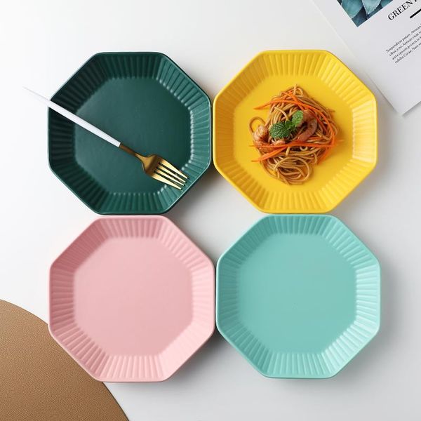 dishes & plates nordic creative ceramic platter chinese household dinner plate breakfast steak hexagonal
dishes & plates nordic creative ceramic platter chinese household dinner plate breakfast steak hexagonal