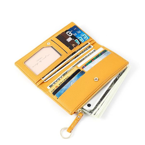 2021 ladies wallet long zipper mobile wallet large capacity hand bag ladies, Red;black
2021 ladies wallet long zipper mobile wallet large capacity hand bag ladies, Red;black