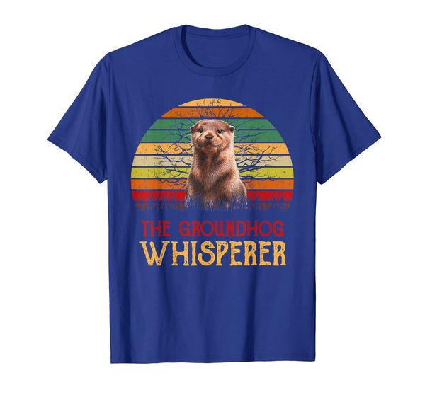 vintage the groundhog whisperer tshirt groundhog lover gifts, White;black 
vintage the groundhog whisperer tshirt groundhog lover gifts, White;black