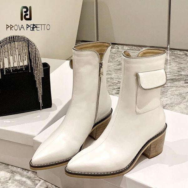 boots designer fashion genuine leather pointed toe side zipper high squre heel ankle winter shoes women zapatos de mujer, Black
boots designer fashion genuine leather pointed toe side zipper high squre heel ankle winter shoes women zapatos de mujer, Black
