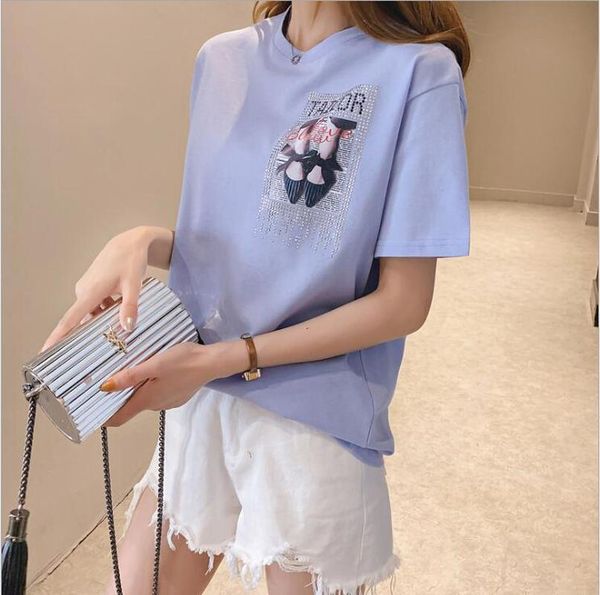 women's t-shirt t shirt women 2021 vintage summer style lips print short sleeve o neck tshirt cloth vestidos ropa mujer cl151, White
women's t-shirt t shirt women 2021 vintage summer style lips print short sleeve o neck tshirt cloth vestidos ropa mujer cl151, White