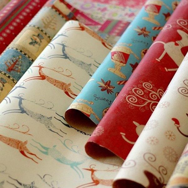 5 pcs retro christmas wrapping kraft paper wedding decoration gift wrap artware packing vellum paper handmade
5 pcs retro christmas wrapping kraft paper wedding decoration gift wrap artware packing vellum paper handmade