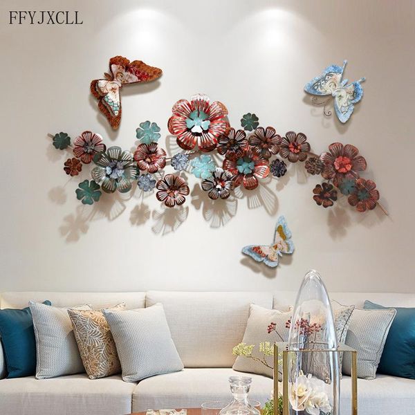 creative three-dimensional butterfly flower iron wall decoration european pendant living room l home decoration
creative three-dimensional butterfly flower iron wall decoration european pendant living room l home decoration