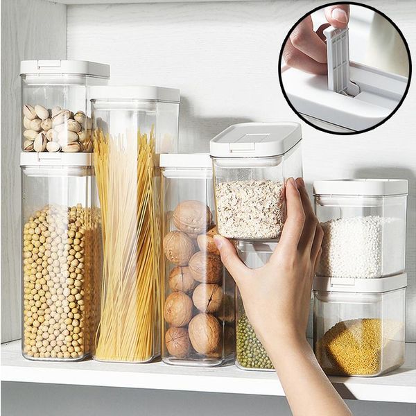 storage bottles & jars moisture-proof sealed container containers cereal dispenser organizer kitchen transparent household items
storage bottles & jars moisture-proof sealed container containers cereal dispenser organizer kitchen transparent household items
