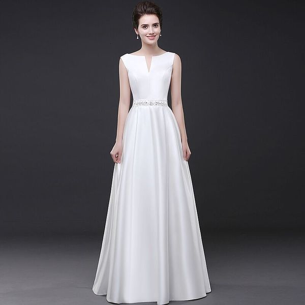 simple boho 2021 a-line es scoop satin bridal crystal sashes vestidos de noiva wedding gowns new arrive cyg2, White
simple boho 2021 a-line es scoop satin bridal crystal sashes vestidos de noiva wedding gowns new arrive cyg2, White