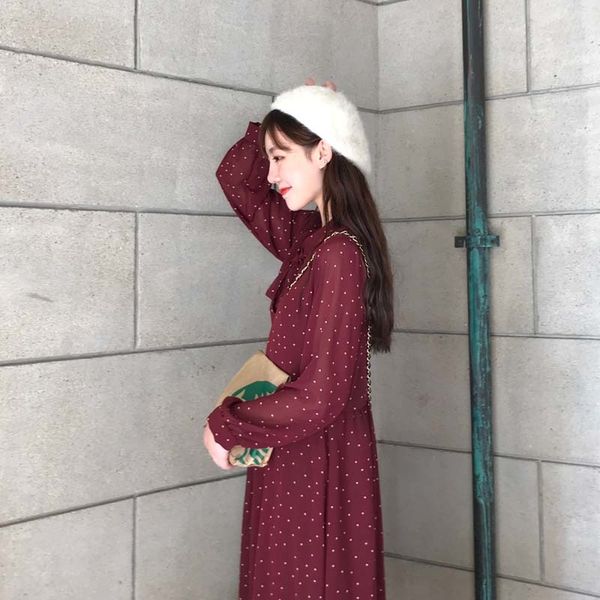 sweet autumn wild chiffon lotus leaf 2021-retro soft fashion ladies chic o-neck to v3zl, Black;gray
sweet autumn wild chiffon lotus leaf 2021-retro soft fashion ladies chic o-neck to v3zl, Black;gray