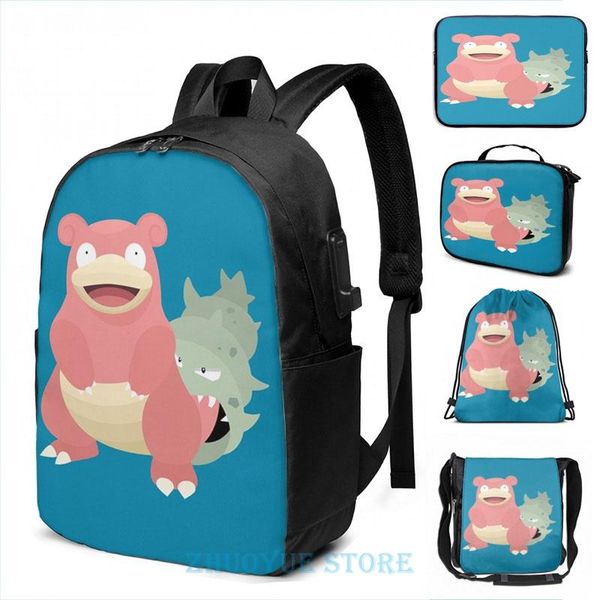 backpack funny graphic print slowbro usb charge men school bags women bag travel laptop
backpack funny graphic print slowbro usb charge men school bags women bag travel laptop