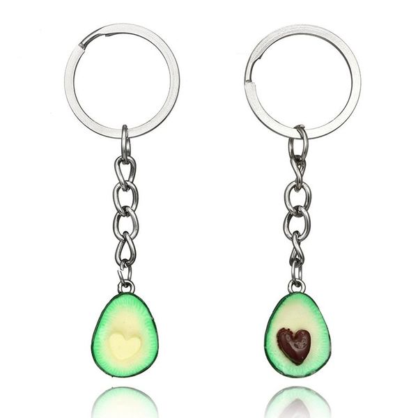keychains simulation fruit avocado heart shaped keychain keyring ring couple bag chain 3d printed soft pottery jewelry gift women, Silver
keychains simulation fruit avocado heart shaped keychain keyring ring couple bag chain 3d printed soft pottery jewelry gift women, Silver
