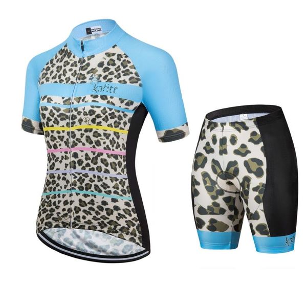 racing sets kafiwomen's domineering leopard short cycling jersey bike clothing mtb ropa ciclism bicycle wear quick drying, Black;blue
racing sets kafiwomen's domineering leopard short cycling jersey bike clothing mtb ropa ciclism bicycle wear quick drying, Black;blue