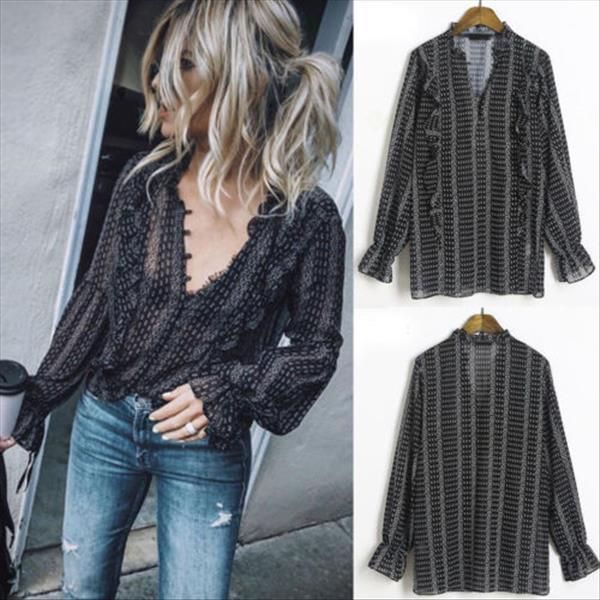 plus size 3xl autumn blouses shirt new deep v eight sleeve digital print casual shirts long sleeve women blusas, White
plus size 3xl autumn blouses shirt new deep v eight sleeve digital print casual shirts long sleeve women blusas, White