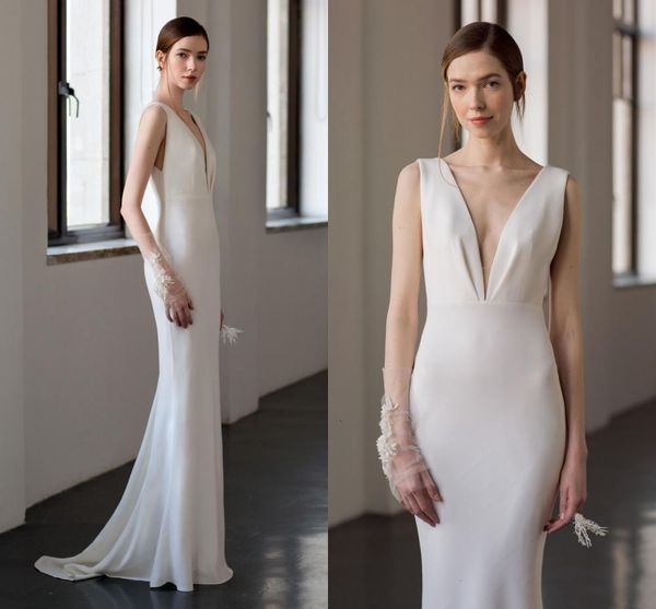 2021 new elegant backless es vestido de novia satin white sleeveless bridal gowns floor length wedding gown tuoi
2021 new elegant backless es vestido de novia satin white sleeveless bridal gowns floor length wedding gown tuoi