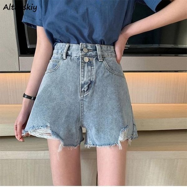 women's shorts women distressed denim vintage ulzzang fur-lined ripped irregular fashionable all-match abdomen loose leisure, White;black
women's shorts women distressed denim vintage ulzzang fur-lined ripped irregular fashionable all-match abdomen loose leisure, White;black