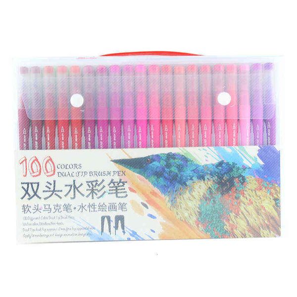 luxury pencils 100 double water 72 color water-based soft head marker cartoon line drawing pen set currency
luxury pencils 100 double water 72 color water-based soft head marker cartoon line drawing pen set currency