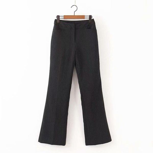 women's pants & capris vomvoa autumn and winter stripes elegant ladies flared wide leg high waist ol professional trousers, Black;white
women's pants & capris vomvoa autumn and winter stripes elegant ladies flared wide leg high waist ol professional trousers, Black;white
