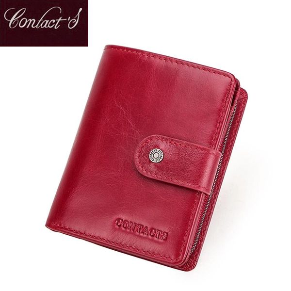 wallets contact's women genuine leather wallet money bag rfid id s holder red purse girl case femme carteira mujer, Red;black
wallets contact's women genuine leather wallet money bag rfid id s holder red purse girl case femme carteira mujer, Red;black