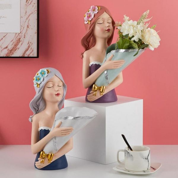 vases resin bouquet girl sculpture ornament gift living room home decor accessories
vases resin bouquet girl sculpture ornament gift living room home decor accessories