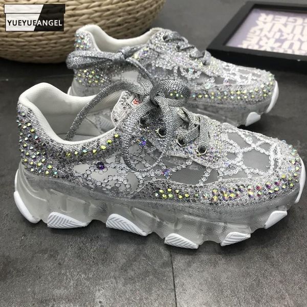 dress shoes women casual sneakers lace up thick bottom wedge female mesh crystal luxury tennis fashion breathable active, Black
dress shoes women casual sneakers lace up thick bottom wedge female mesh crystal luxury tennis fashion breathable active, Black