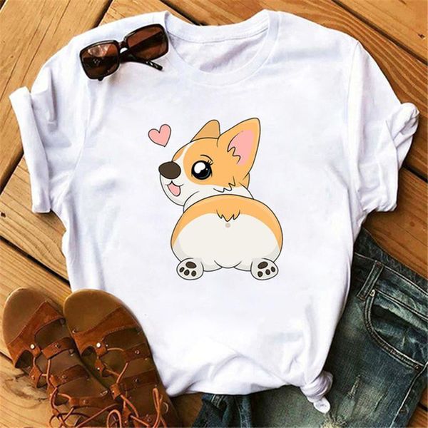 lovely corgi butt t shirts printed women soft t shirts cute graphic tees female white t-shirt vetement femme
lovely corgi butt t shirts printed women soft t shirts cute graphic tees female white t-shirt vetement femme