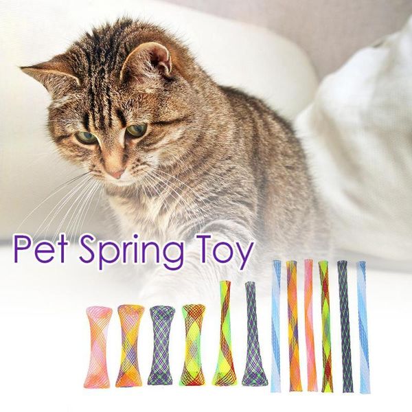 cat toys 12pcs plastic flexible colorful spring pet interactive playing toy 2021 creative dog supply
cat toys 12pcs plastic flexible colorful spring pet interactive playing toy 2021 creative dog supply