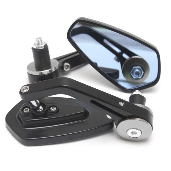 motorcycle mirrors 1 pair 7/8" 22mm handlebar black rotatable aluminum diamond shape bar end rearview side mirror modified bend rod
motorcycle mirrors 1 pair 7/8" 22mm handlebar black rotatable aluminum diamond shape bar end rearview side mirror modified bend rod