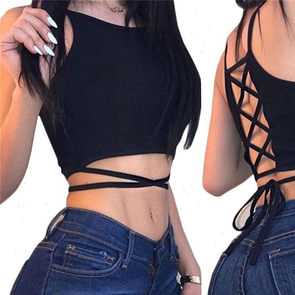 summer 2021 women backless hollow out fitness sleeveless crop camisoles nightclub slim black lace up crop, White
summer 2021 women backless hollow out fitness sleeveless crop camisoles nightclub slim black lace up crop, White