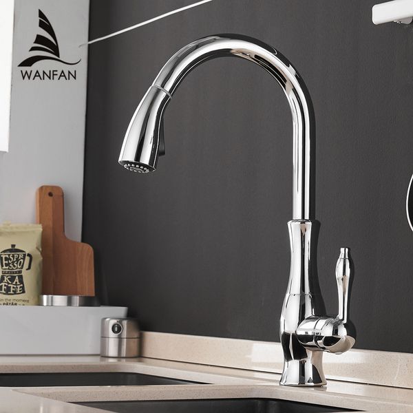 kitchen faucets chrome single handle pull out tap hole swivel 360 degree water mixer 866011 pplf
kitchen faucets chrome single handle pull out tap hole swivel 360 degree water mixer 866011 pplf