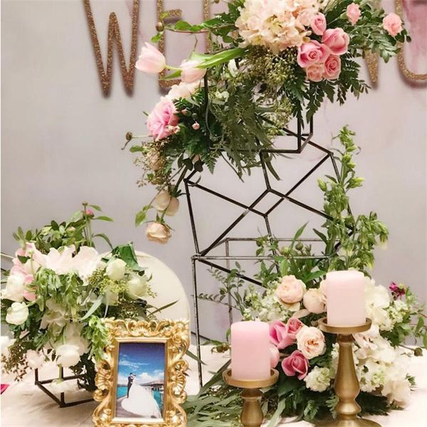 party decoration wedding wrought iron creative polygon geometric frame flower stage props window
party decoration wedding wrought iron creative polygon geometric frame flower stage props window