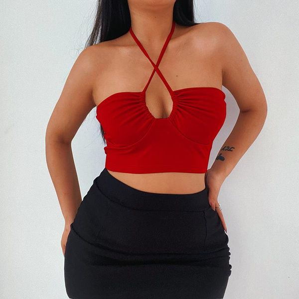 women's tanks & camis aiiou drawstring ruched cut out halter tube women bandage sleeveless strapless cropped 2021 summer casual party, White
women's tanks & camis aiiou drawstring ruched cut out halter tube women bandage sleeveless strapless cropped 2021 summer casual party, White