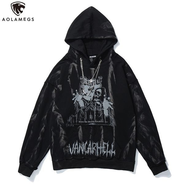 aolamegs men hip hop hoodie sweatshirt gothic horror skull print punk chain high street hipster thick hooded pullover streetwear 201112, Black
aolamegs men hip hop hoodie sweatshirt gothic horror skull print punk chain high street hipster thick hooded pullover streetwear 201112, Black