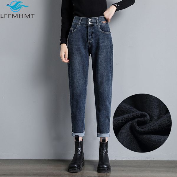 2021 new thicken fleece winter fall fashion high waist women solid color simple denim casual trousers bs3k, Blue
2021 new thicken fleece winter fall fashion high waist women solid color simple denim casual trousers bs3k, Blue