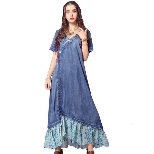 casual dresses short sleeve womens summer boho loose v neck ethnic denim es floral patchwork cheongsam vestidos j2954 wkey, Black;gray
casual dresses short sleeve womens summer boho loose v neck ethnic denim es floral patchwork cheongsam vestidos j2954 wkey, Black;gray